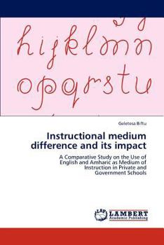 Paperback Instructional medium difference and its impact Book