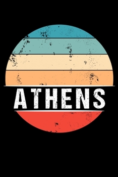 Paperback Athens: 100 Pages 6 'x 9' - Travel Journal or Notebook Book