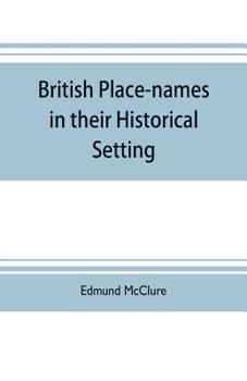 Paperback British place-names in their historical setting Book