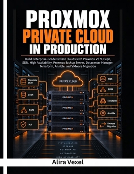 PROXMOX PRIVATE CLOUD IN PRODUCTION: Build Enterprise-Grade Private Clouds with Proxmox VE 9, Ceph, SDN, High Availability, Proxmox Backup Server, Datacenter Manager, Terraform, Ansible, and VMware