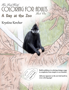 Paperback A Day At The Zoo: Coloring for Adults Book