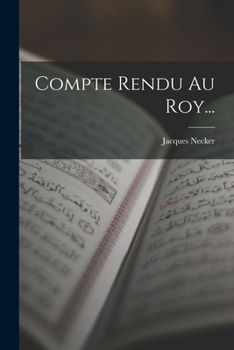 Paperback Compte Rendu Au Roy... [French] Book