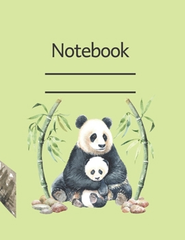Notebook: Lined Notebook Journal - 120 pages - Standart (8.5 x 11 inches) Panda Edition