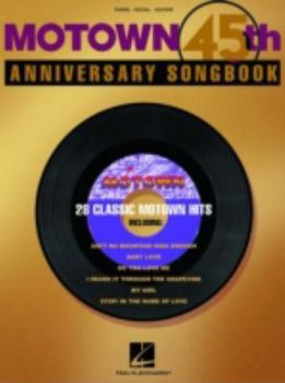Paperback Motown 45th Anniversary Songbook Book