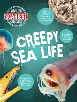 Paperback Creepy Sea Life Book