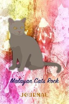Paperback Malayan Cats Rock: Pocket Gift Notebook for Cat and Kitty Lovers Book