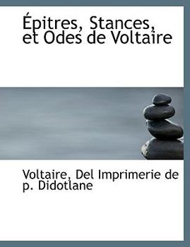 Paperback Pitres, Stances, Et Odes de Voltaire [French] Book