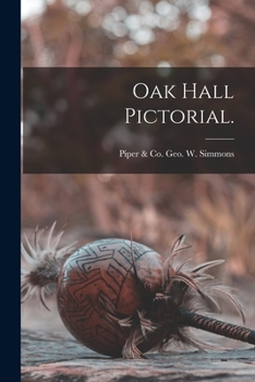 Paperback Oak Hall Pictorial. Book