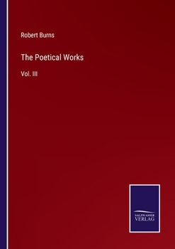 Paperback The Poetical Works: Vol. III Book