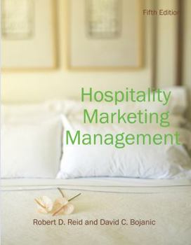 Hardcover Hospitality Marketing Management Book