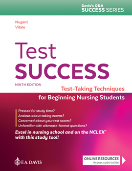 Paperback Test Success: Test-Taking Techniques for Beginning Nursing Students Book