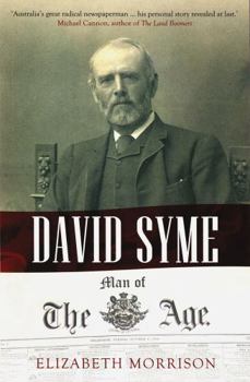 Paperback David Syme: Man of the Age Book