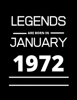 LEGENDS are born in January 1972: 2020 Daily Diary: One page per day with month tabs, one year 366 day fully line and dated journal. The Homemaker's Friend. Jan 1, 2020 to Dec 31, 2020