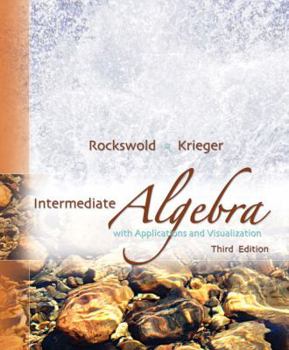 Hardcover Intermediate Algebra with Applications and Visualization [With CDROM] Book