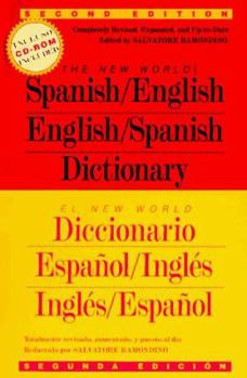 Hardcover The New World Spanish English/English Spanish Dictionary with CD-Rom: Revised Edition (Spanish and English Edition) Book