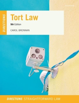 Paperback Tort Law Directions 9e Paperback Book