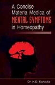 Paperback A Concise Materia Medica of Mental Symptoms in Homeopathy Book