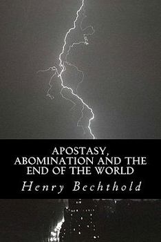 Paperback Apostasy, Abomination and the End of the World Book