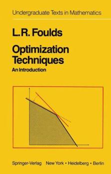 Hardcover Optimization Techniques: An Introduction Book