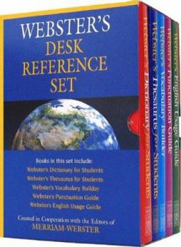 Paperback Webster's Desk Reference Set Book