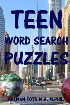Paperback Teen Word Search Puzzles Book