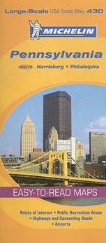 Map Michelin Map Pennsylvania Book
