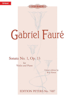 Paperback Violin Sonata No. 1 in a Op. 13: Urtext Book