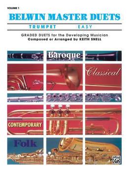 Paperback Belwin Master Duets (Trumpet), Vol 1: Easy Book