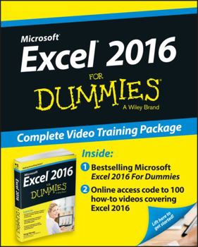 Paperback Excel 2016 For Dummies Book + Online Videos Bundle (For Dummies (Computer/tech)) Book