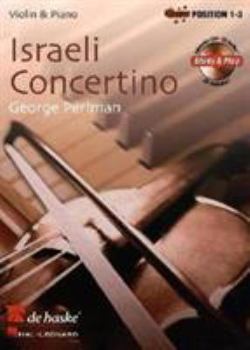 Paperback Israeli Concertino Bk/cd Vln & Piano Position 1-3 (easy -intermd) (De Haske Play-Along Book) Book