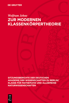 Hardcover Zur Modernen Klassenkörpertheorie [German] Book