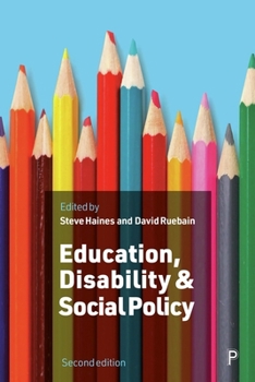 Paperback Education, Disability and Social Policy Book