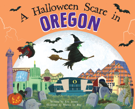 Hardcover A Halloween Scare in Oregon Book