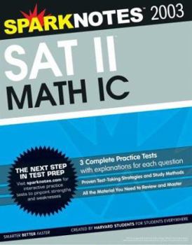Spark Notes SAT II Math Ic (SparkNotes Test Prep) - Book  of the SparkNotes Test Prep