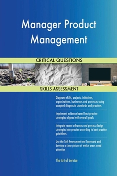 Paperback Manager Product Management Critical Questions Skills Assessment Book