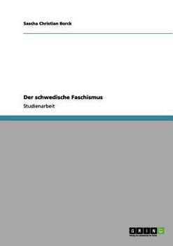 Paperback Der schwedische Faschismus [German] Book