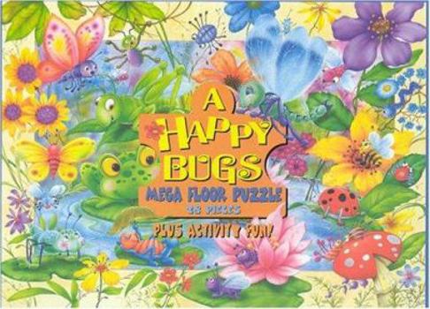 Hardcover Happy Bugs: Mega Floor Puzzles Book