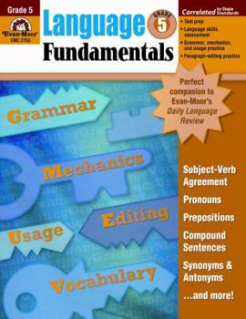 Paperback Language Fundamentals, Grade 5 Book