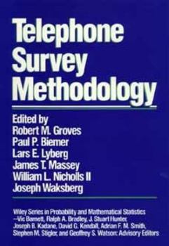 Hardcover Telephone Survey Methodology Book