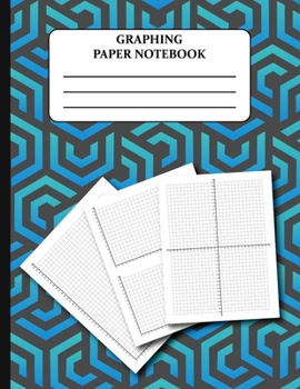 Paperback Graphing Paper Notebook: Coordinate Plane Graph Paper Grid Worksheets Book