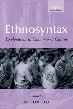 Paperback Ethnosyntax: Explorations in Grammar and Culture Book