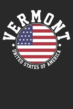 Paperback Gift Notebook: Vermont Dot Grid 6x9 120 Pages Book