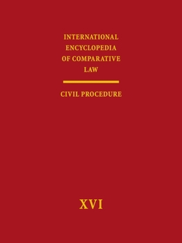 Hardcover International Encyclopedia of Comparative Law, Volume XI (2 Vols) Book