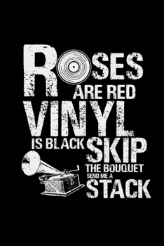 Paperback Roses are red vinyl is black: 6x9 VINYL - grid - squared paper - notebook - notes Book