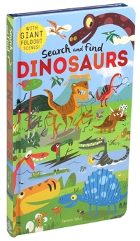 Hardcover Search and Find: Dinosaurs Book
