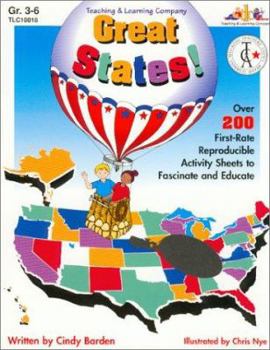 Paperback Great States!: Over 200 First-Rate Reproducible Activity Sheets to Fascinate and Educate Book