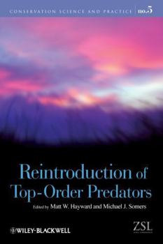 Paperback Reintroduction of Top-Order Predators Book