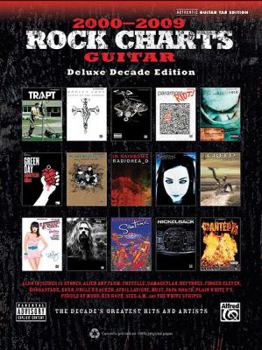 Paperback Rock Charts Guitar 2000-2009 - Deluxe Decade Edition: The Decade's Greatest Hits and Artists Book