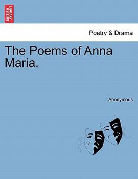 Paperback The Poems of Anna Maria. Book