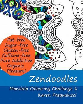 Paperback Zendoodles: Mandala Colouring Challenge 1 Book